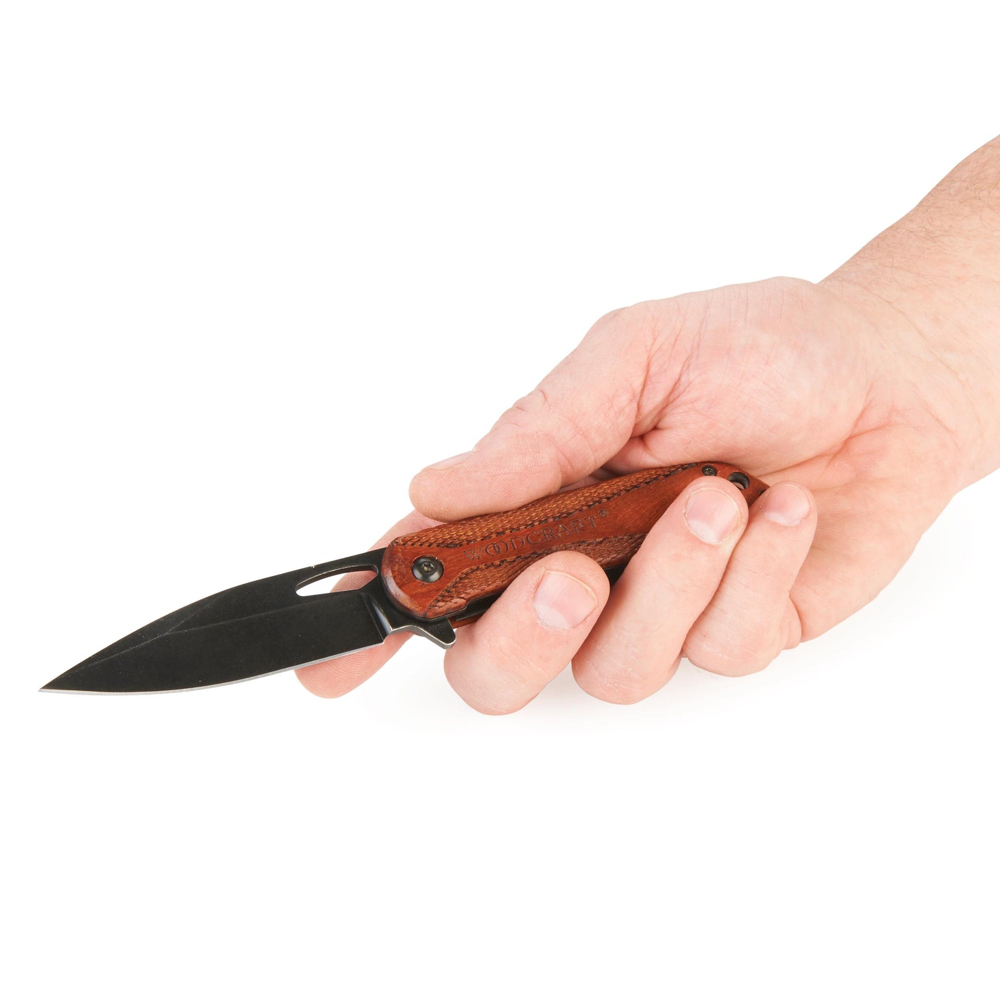 2023 Edition Woodcraft Drop Point Swift Assist Opening Pocket Knife - 3" Blade alt 0