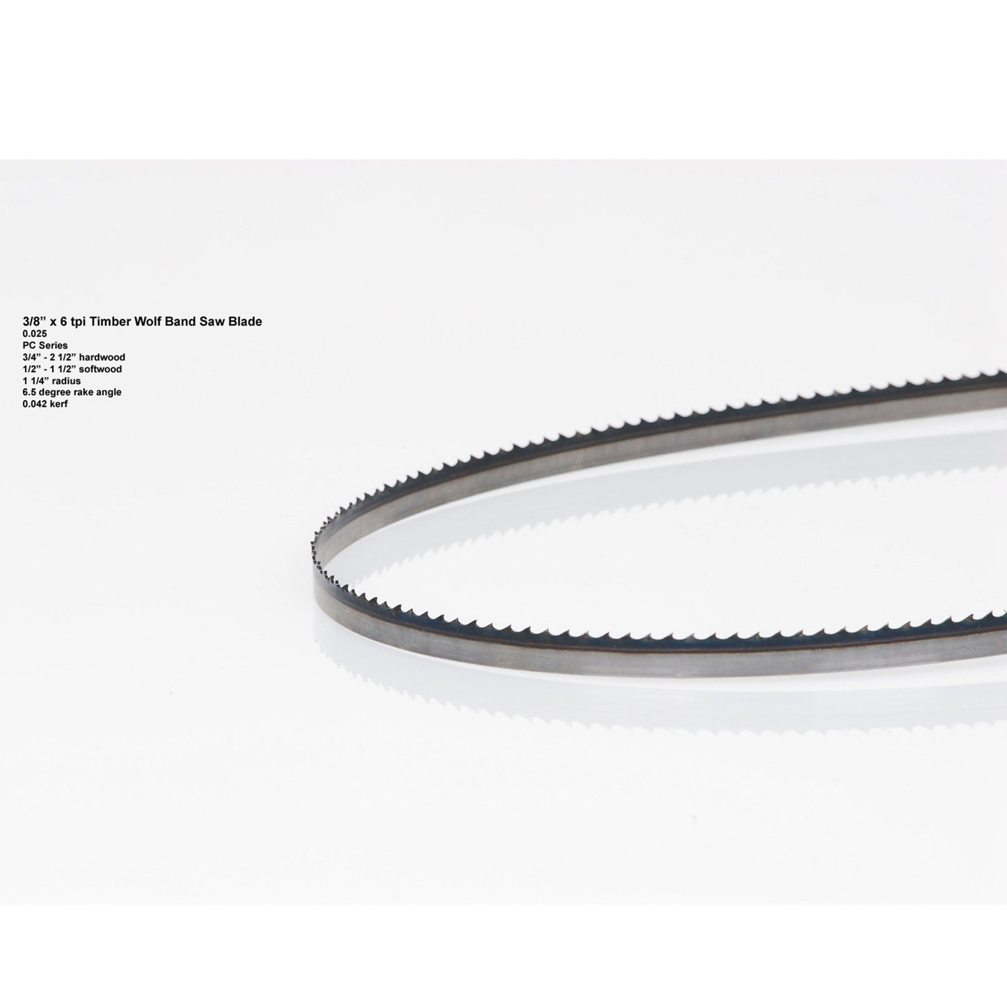 Bandsaw Blade - 131.5" x 3/8" x 6 TPI Positive Claw alt 5