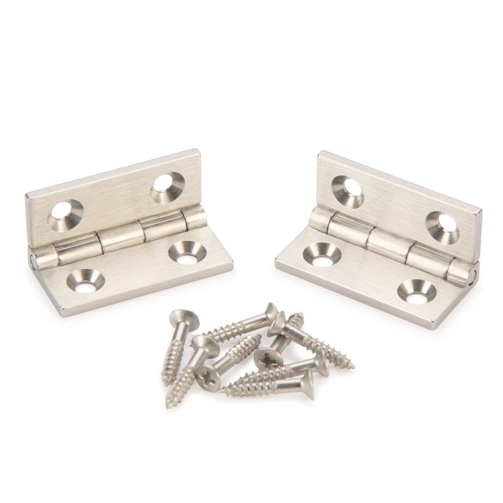 Stainless Steel Box Hinge - Pair