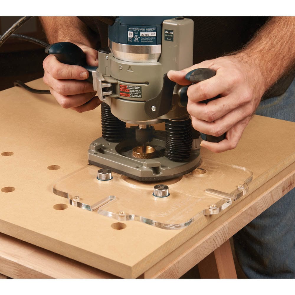 MFT Dog Hole Router Template - 20 mm