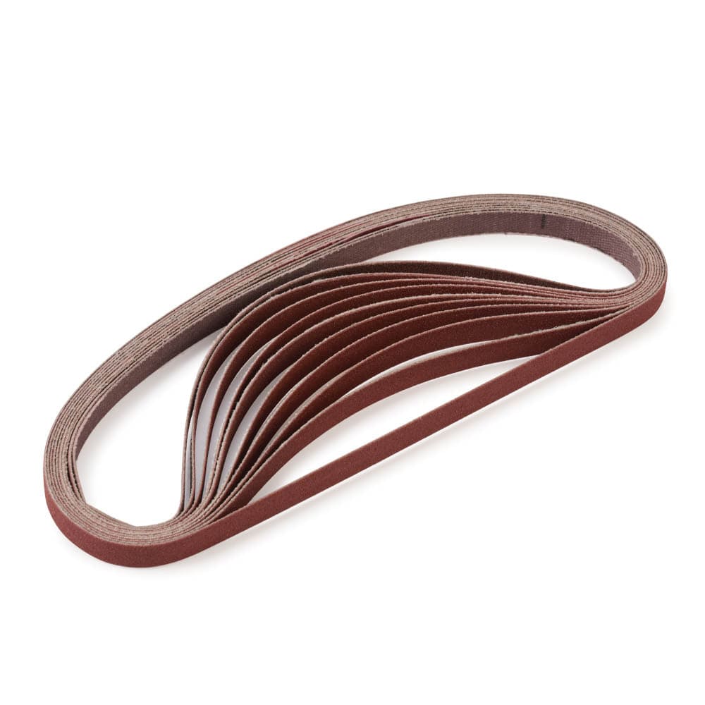 Sanding Detailer Replacement Belts - 180 Grit - 1/4" - 10 Pack