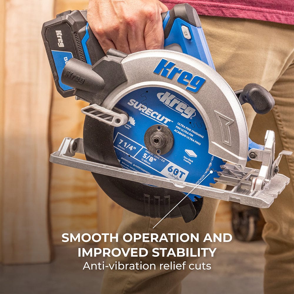 SureCut 7 ¼" 60-Tooth Ultra Fine Finishing Blade