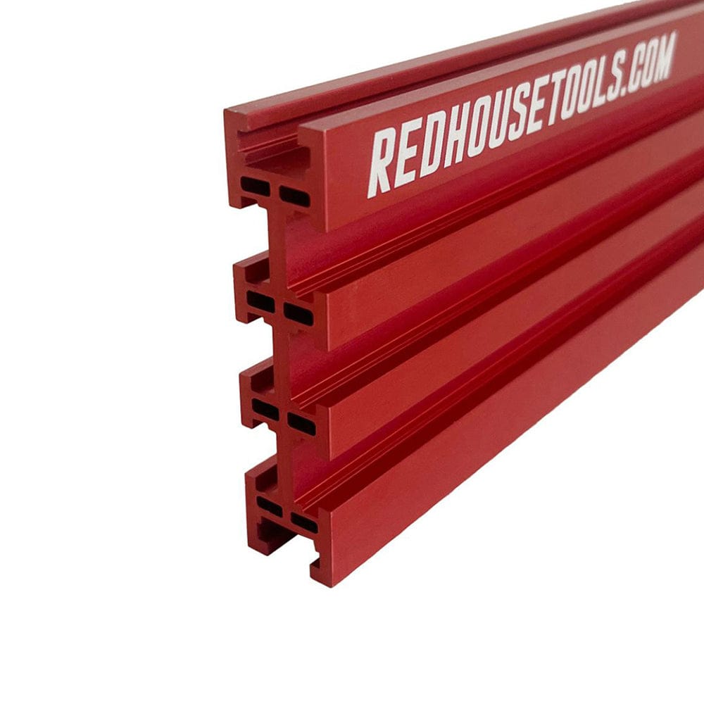 36" Universal Aluminum Woodworking Multi-Track- Red- 1 Piece