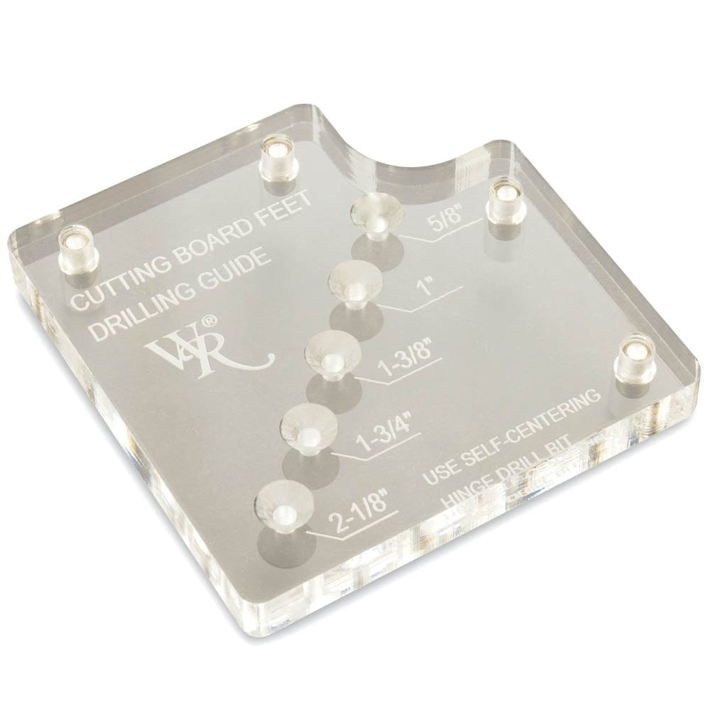 Cutting Board Feet Drill Guide