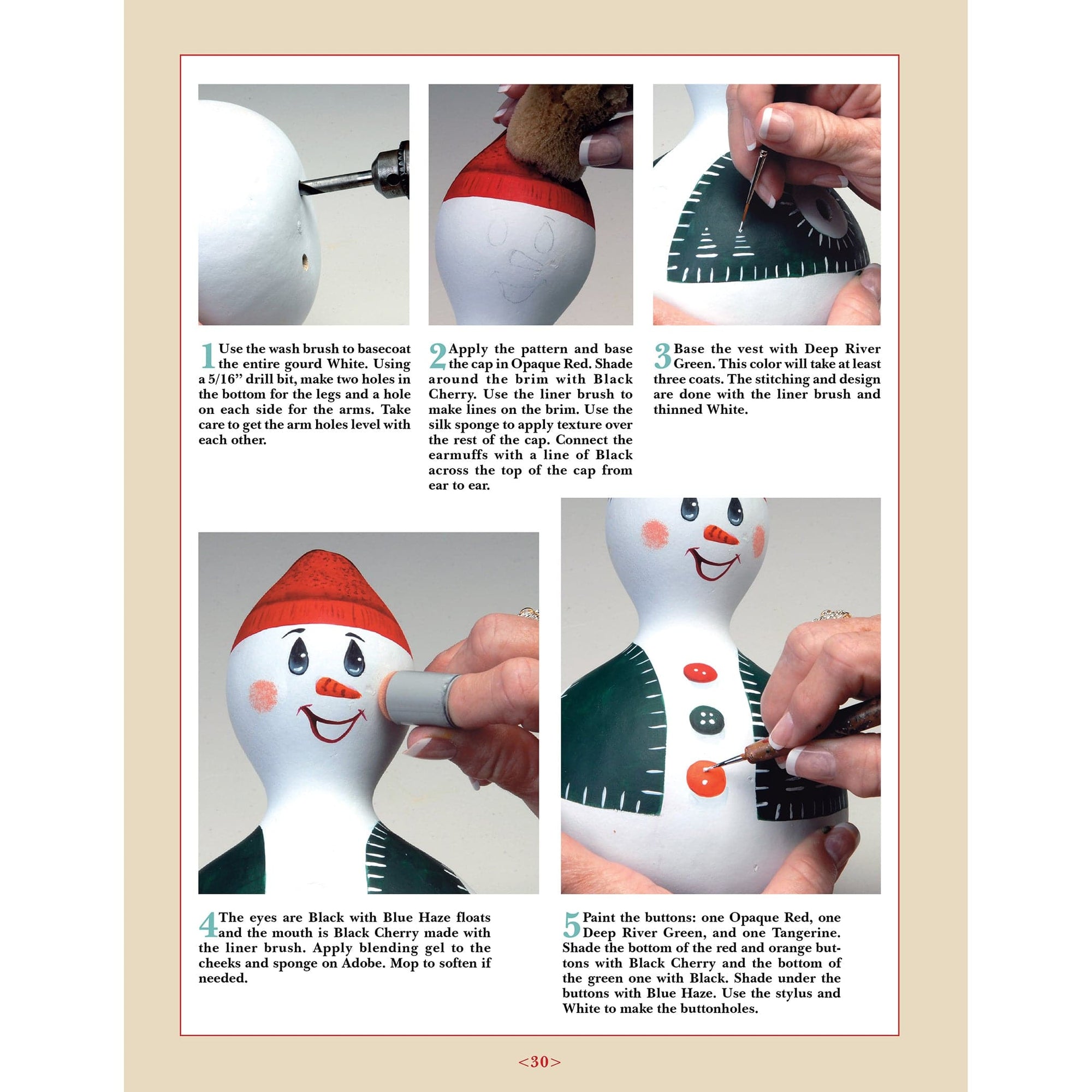 Holiday Fun: Painting Christmas Gourds alt 0