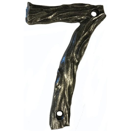 LHN7-P Log House Number 7, Pewter, 1 piece alt 0