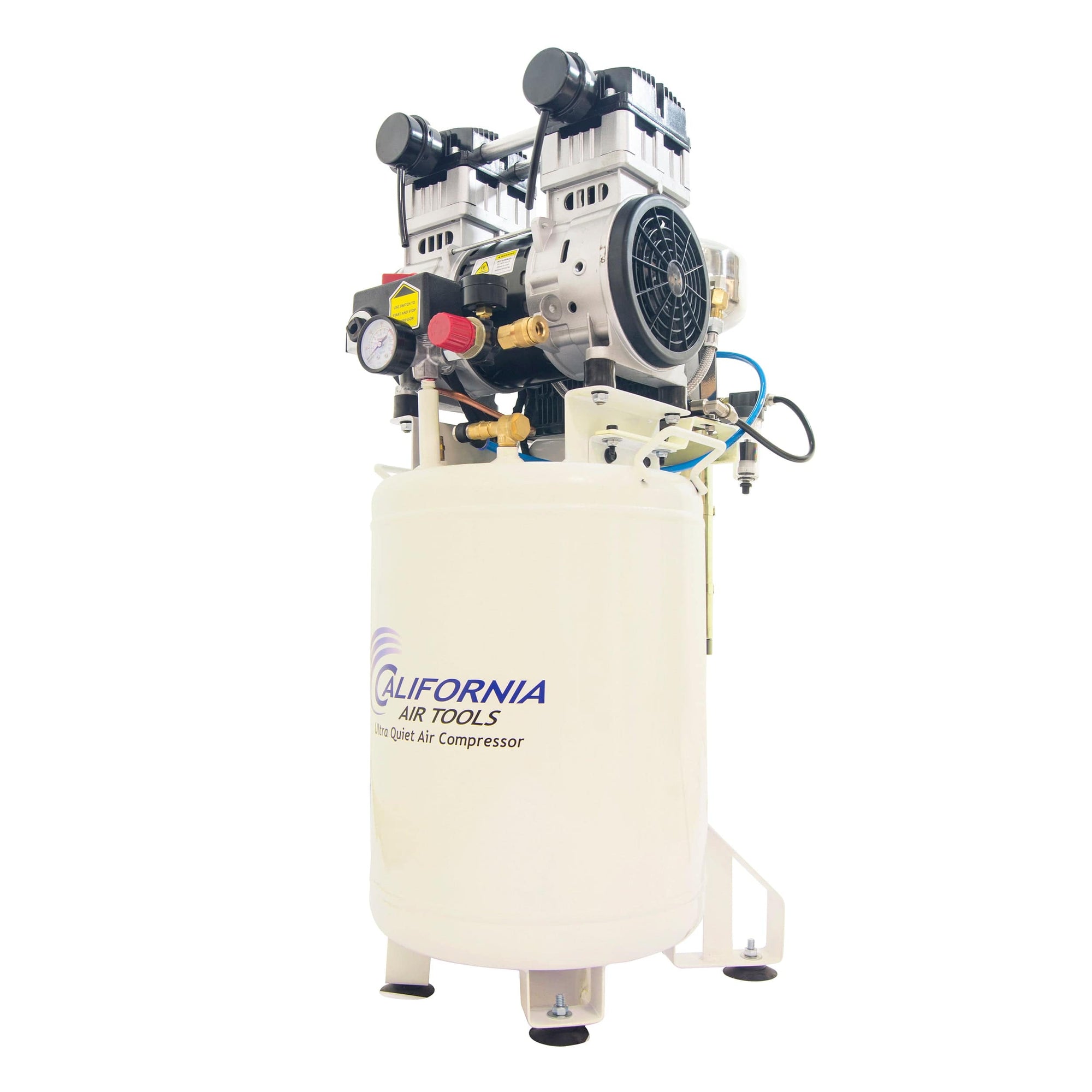 2HP 10 Gallon Oil-Free Steel Tank Air Compressor with Air Drying System and Aftercooler alt 0