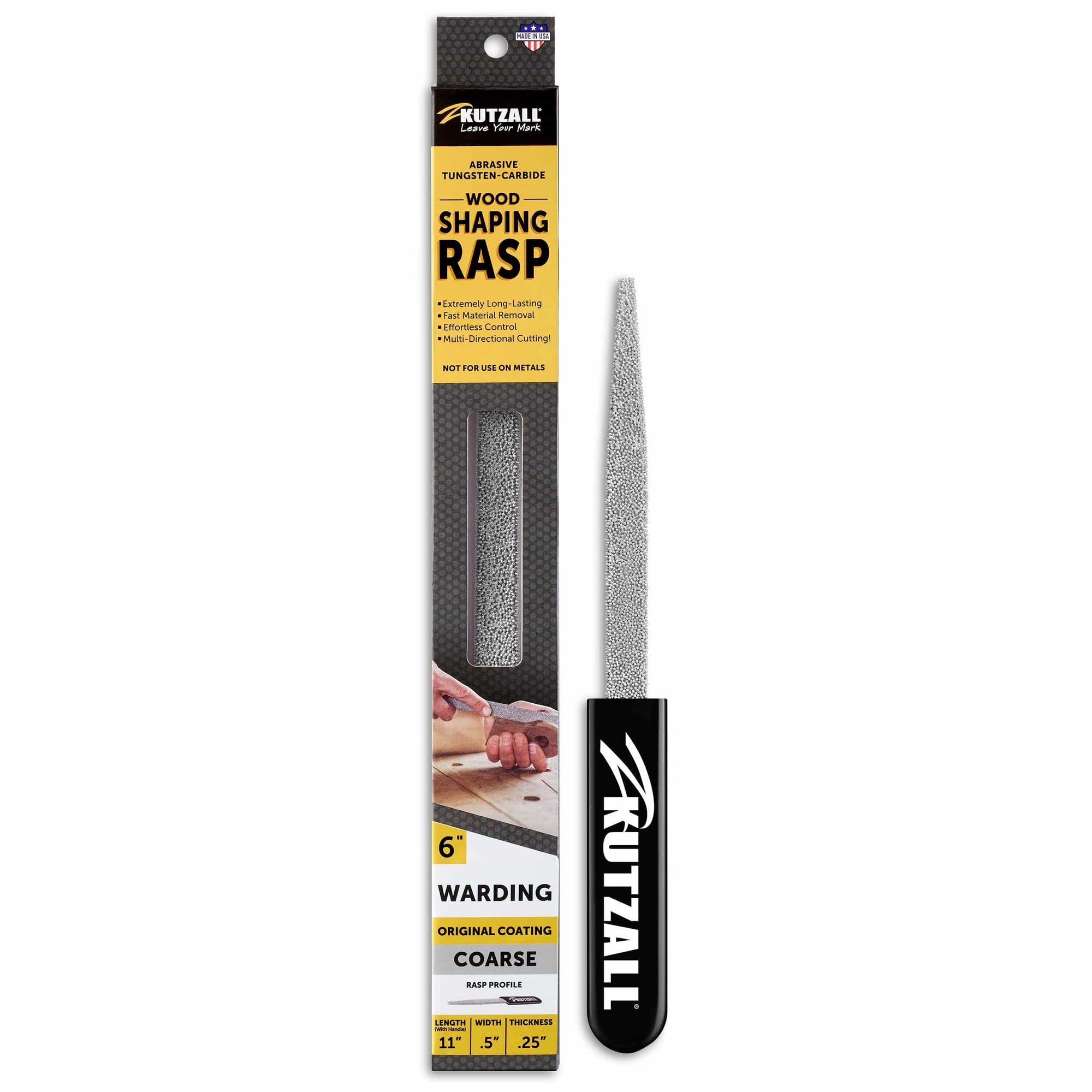 Original Warding Hand Rasp - 6" - Coarse alt 0