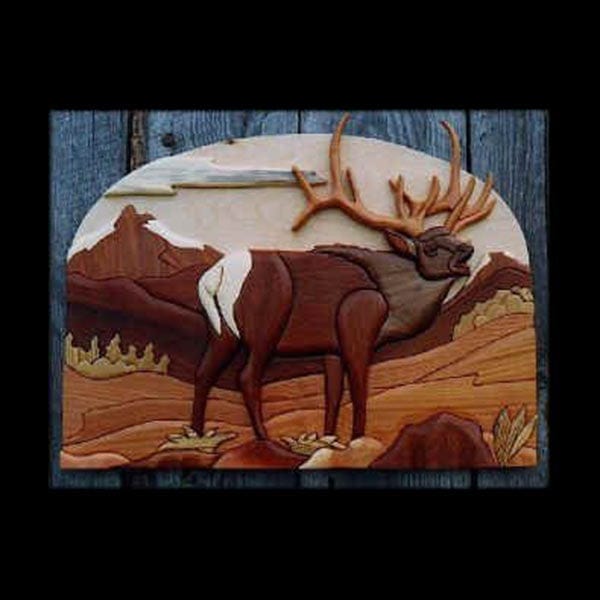 Elk Intarsia Pattern alt 0