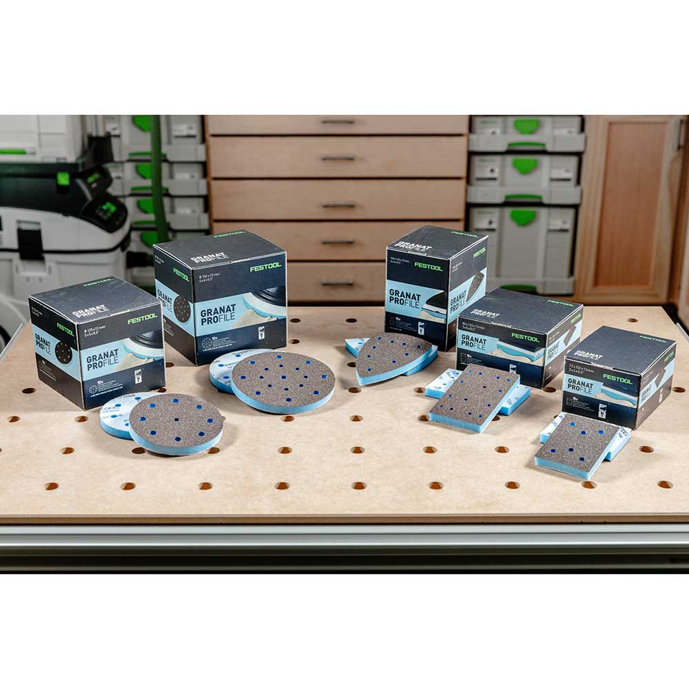 Granat PROfile Foam Abrasive Sheet - 80x133 Super Fine Grit - 10 Pack