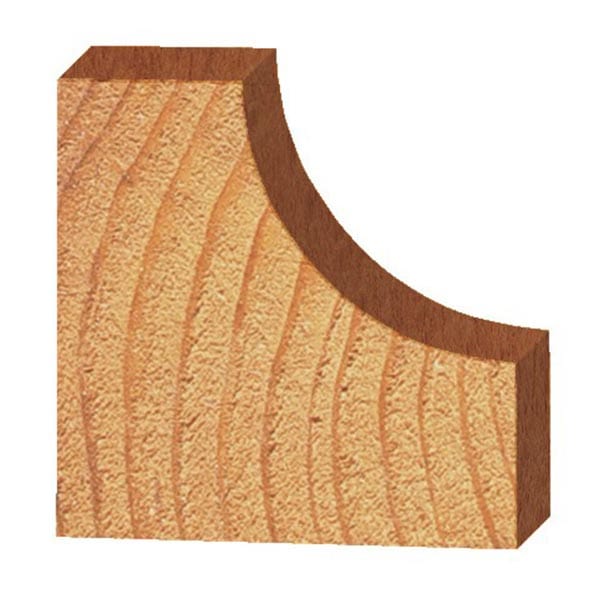 1807 Cove Router Bit 1/2" SH 3/4" R X 2" D X 7/8" CL alt 0