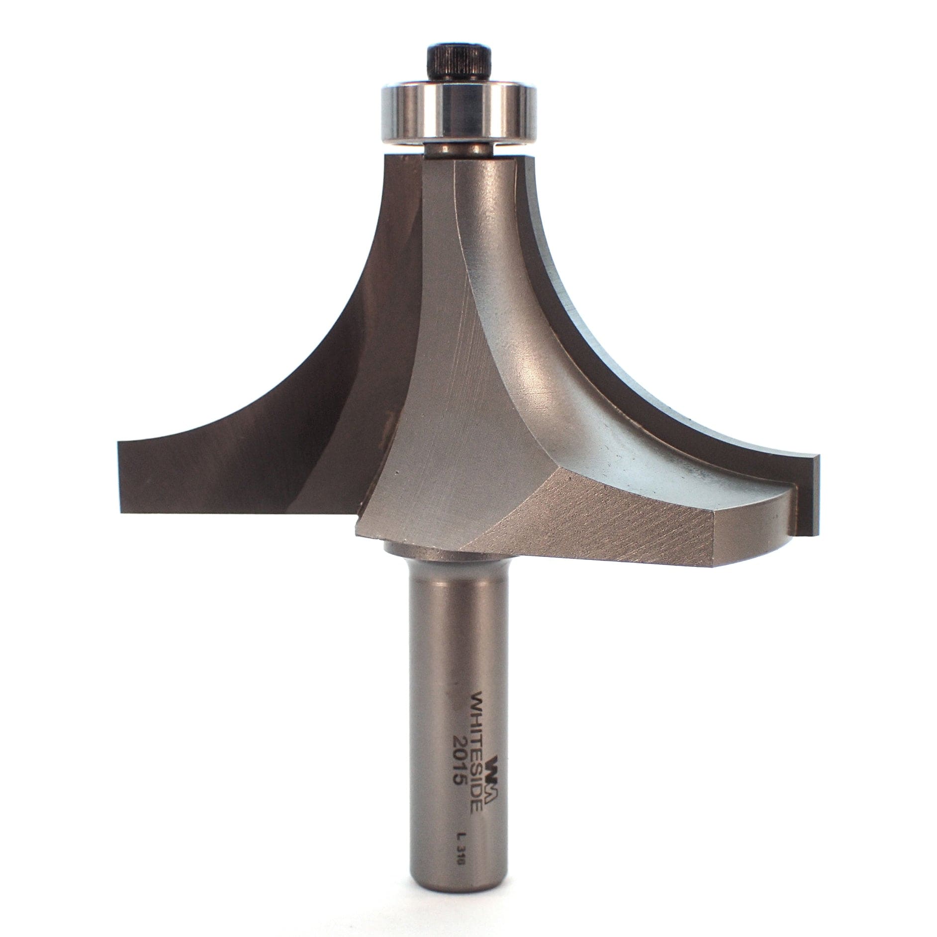 Roundover Bit 1-3/8" R 3-1/2" LD 1-3/4" CL 1/2" SH 2 FL alt 0