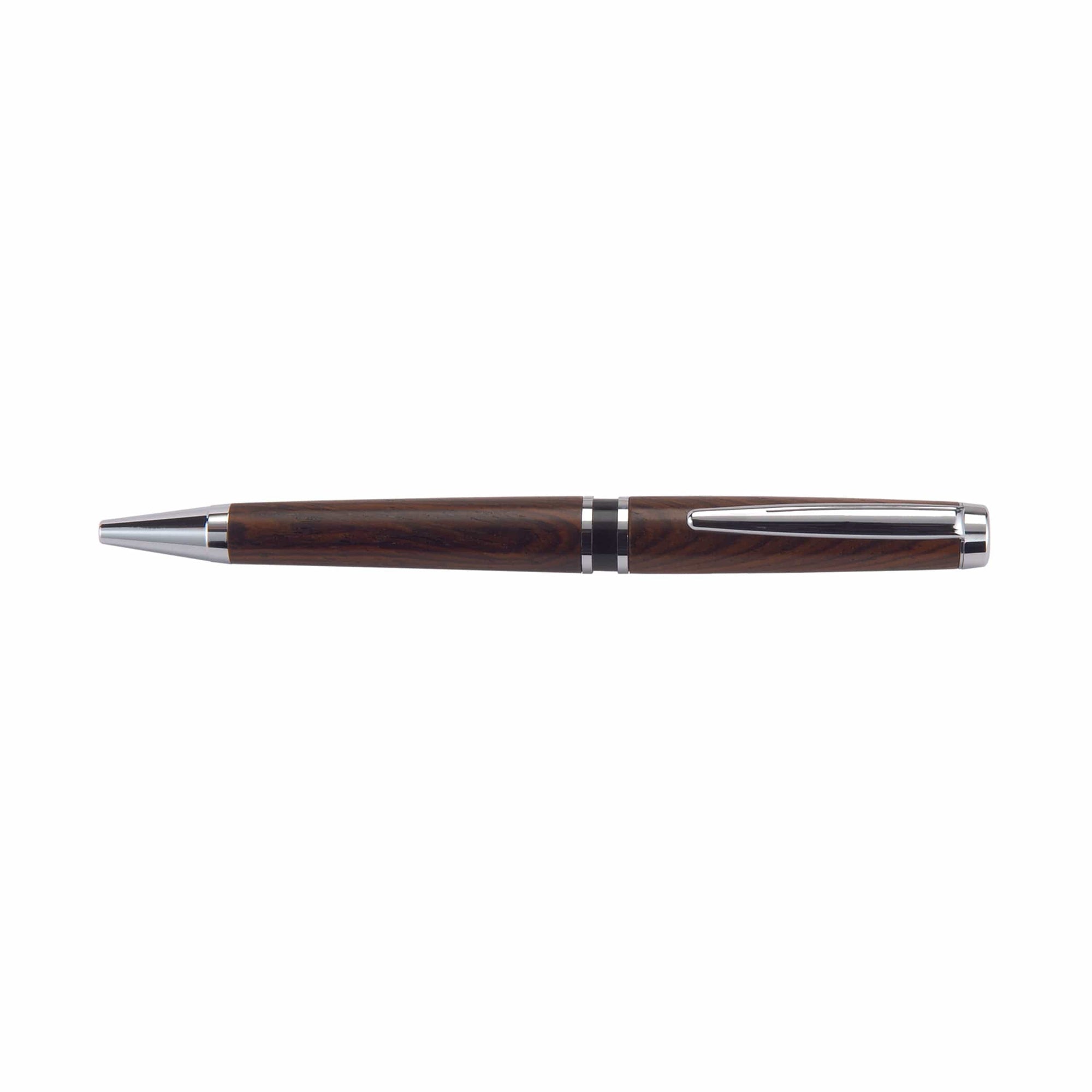 Hart Double Twist Ballpoint Pen Kit - Chrome
