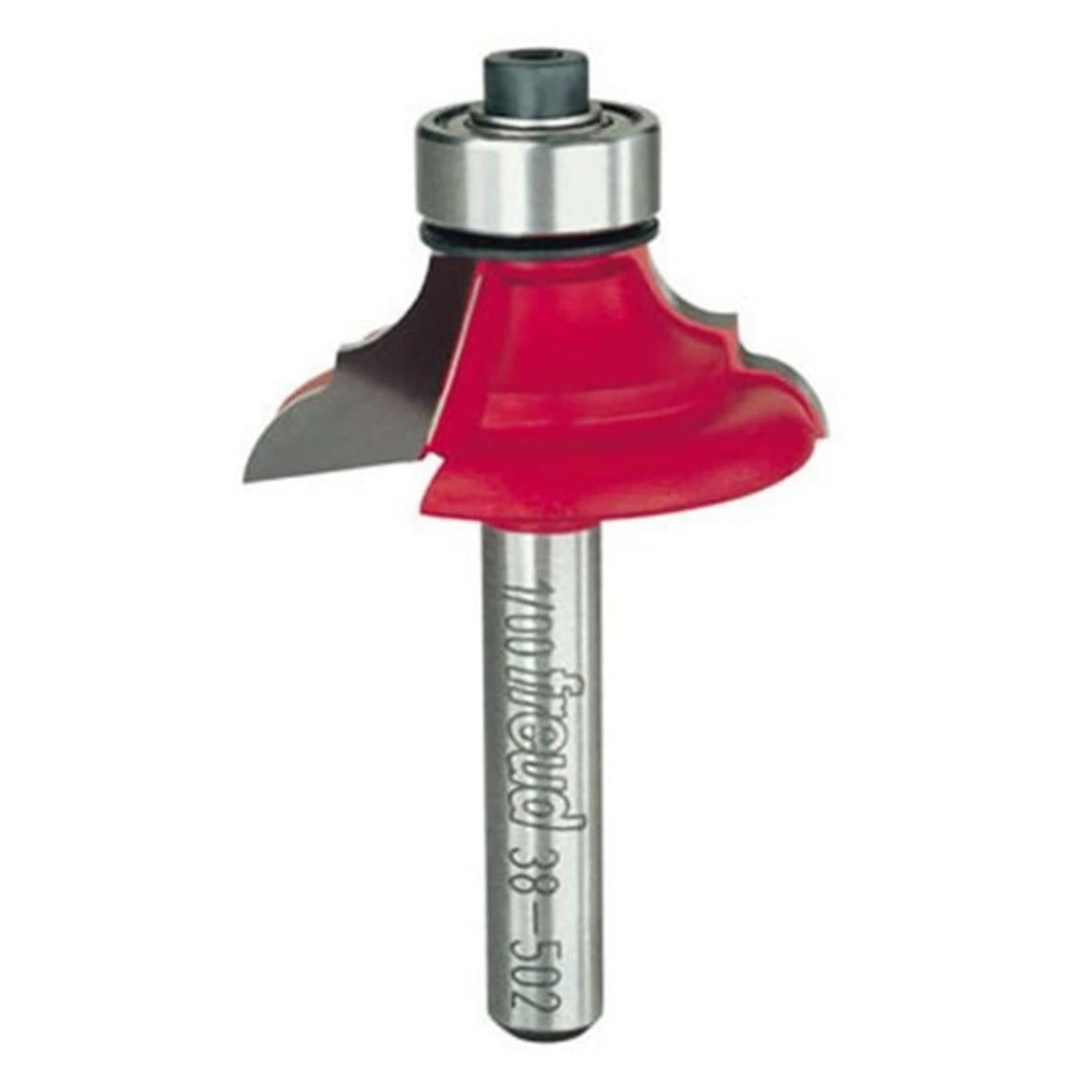 38-502 Classical Bold Cove And Round Router Bit 1/4" SH 1-1/4" D 7/16" CL 1/4" R alt 0