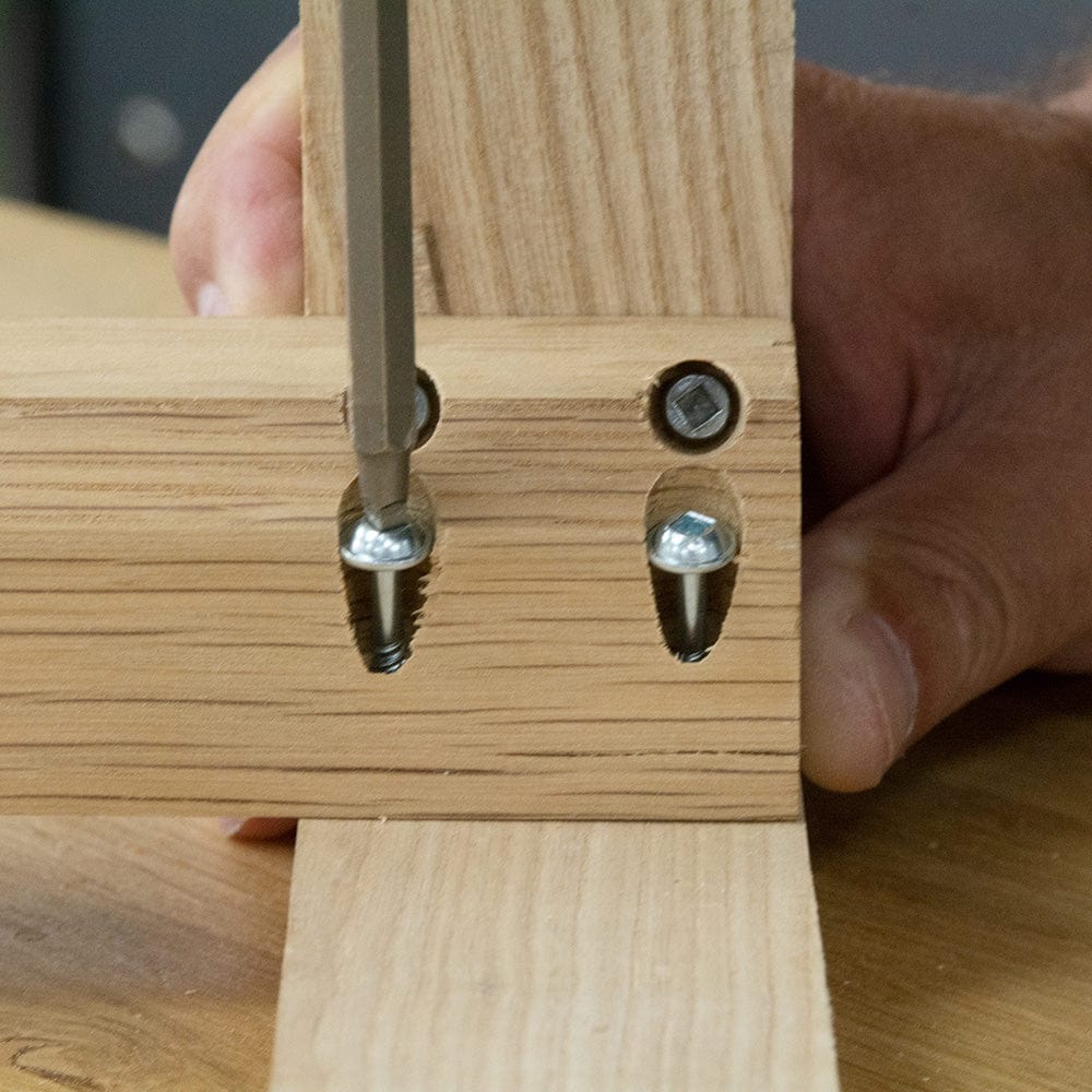 Pocket Hole Screws for Hardwoods- 1 1/4" Long Fine Self-Cutting Threaded Square Drive- 500 Piece