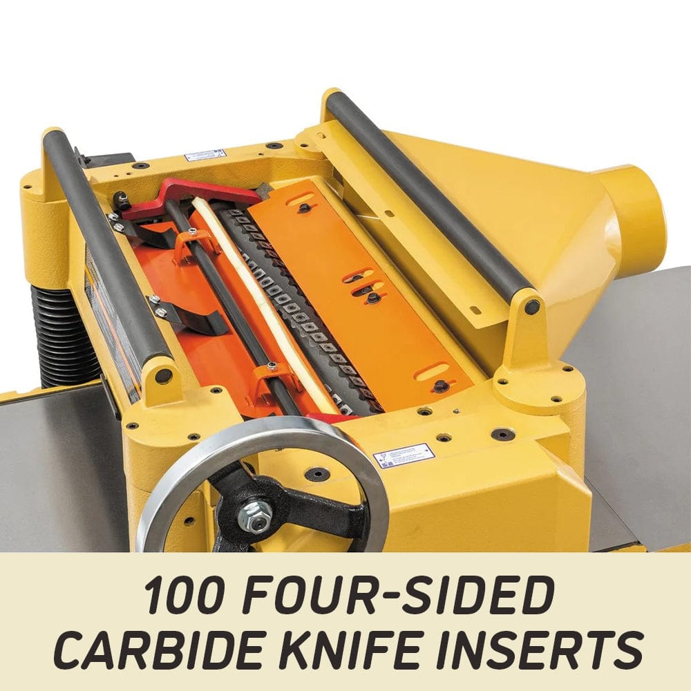 20" Planer - 5 HP 1 Ph 230V - Helical Cutterhead - 209HH