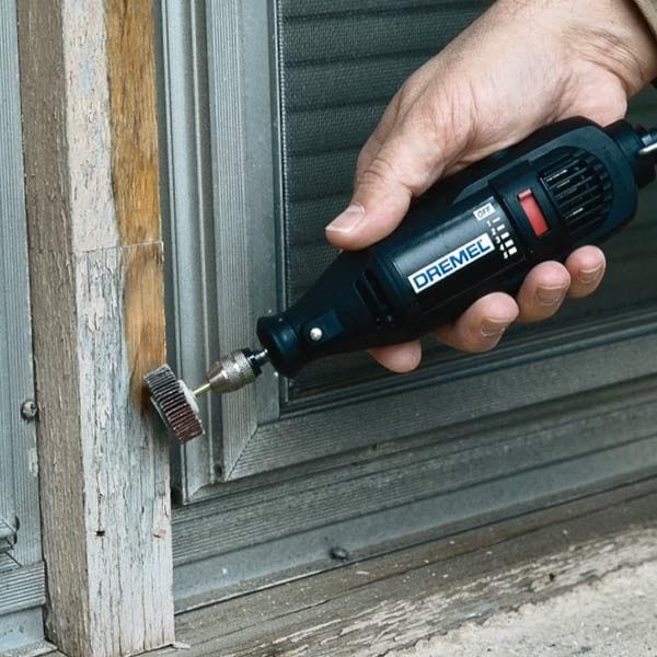 Flapwheel, 3/8" Thick, 1/8" Shank, 120 Grit alt 375