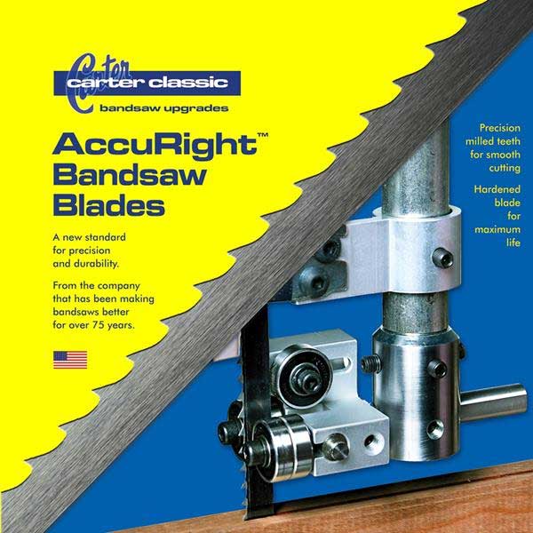 AccuRight Bandsaw Blade - 93-1/2" x 3/16" x 4 TPI