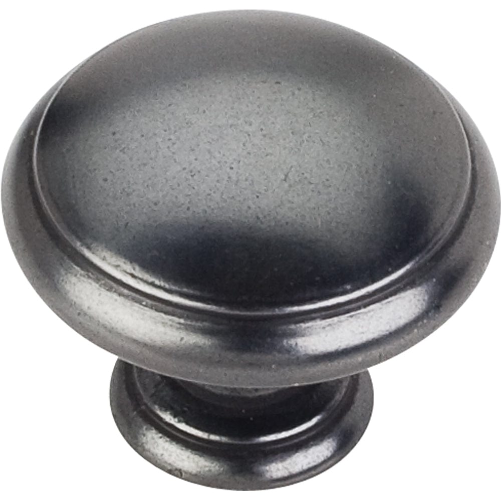 Gatsby Knob, 1-3/16" Dia., Gun Metal alt 0