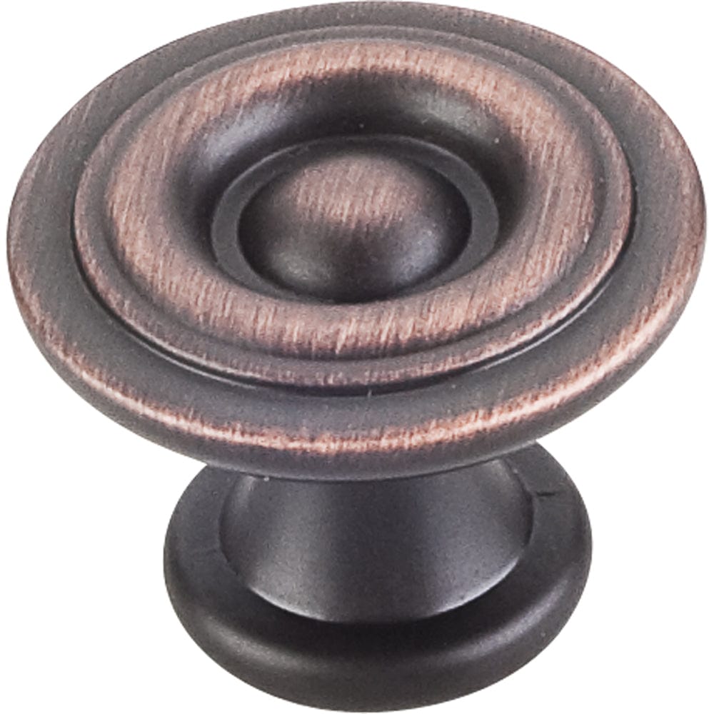 Syracuse Knob, 1-3/16" O.L., Brushed Oil Rubbed Bronze alt 0