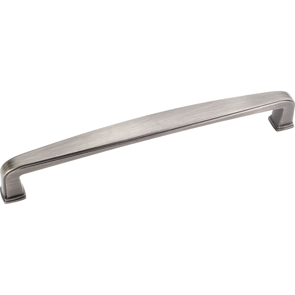 Milan 1 Plain Square Pull, 160 mm C/C, Brushed Pewter alt 0