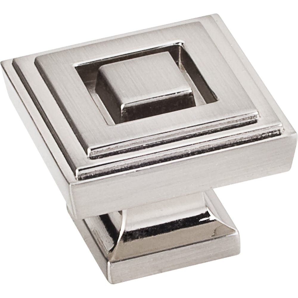 Delmar Large Knob, 1-1/4" O.L., Satin Nickel alt 0