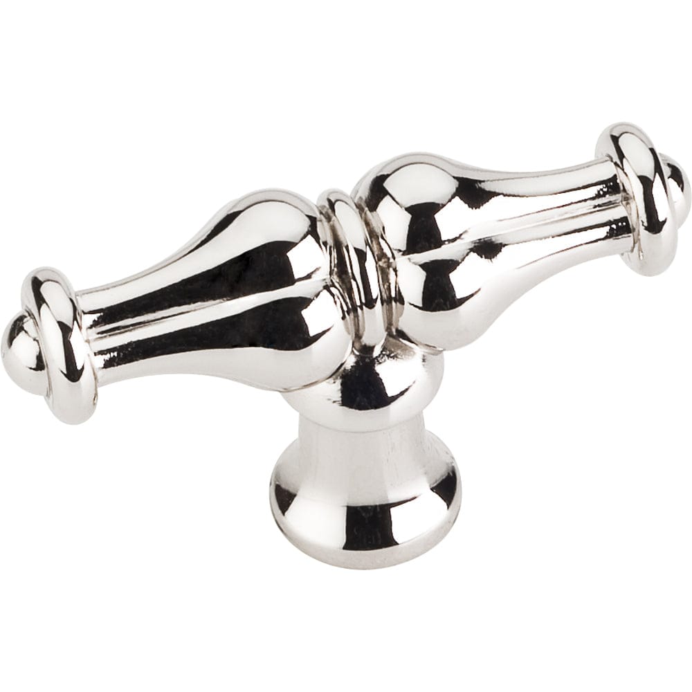Bella "T" Knob, 2-1/4" O.L., Polished Nickel alt 0