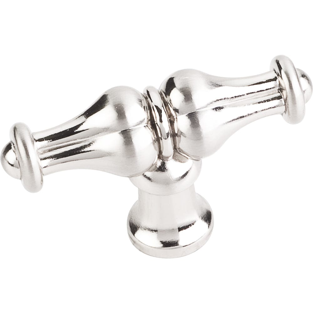 Bella "T" Knob, 2-1/4" O.L., Satin Nickel alt 0