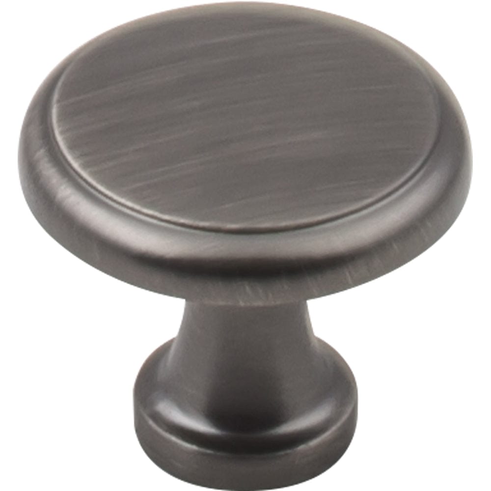 Gatsby Knob, 1-1/8" Dia., Finnish -Brushed Pewter alt 0