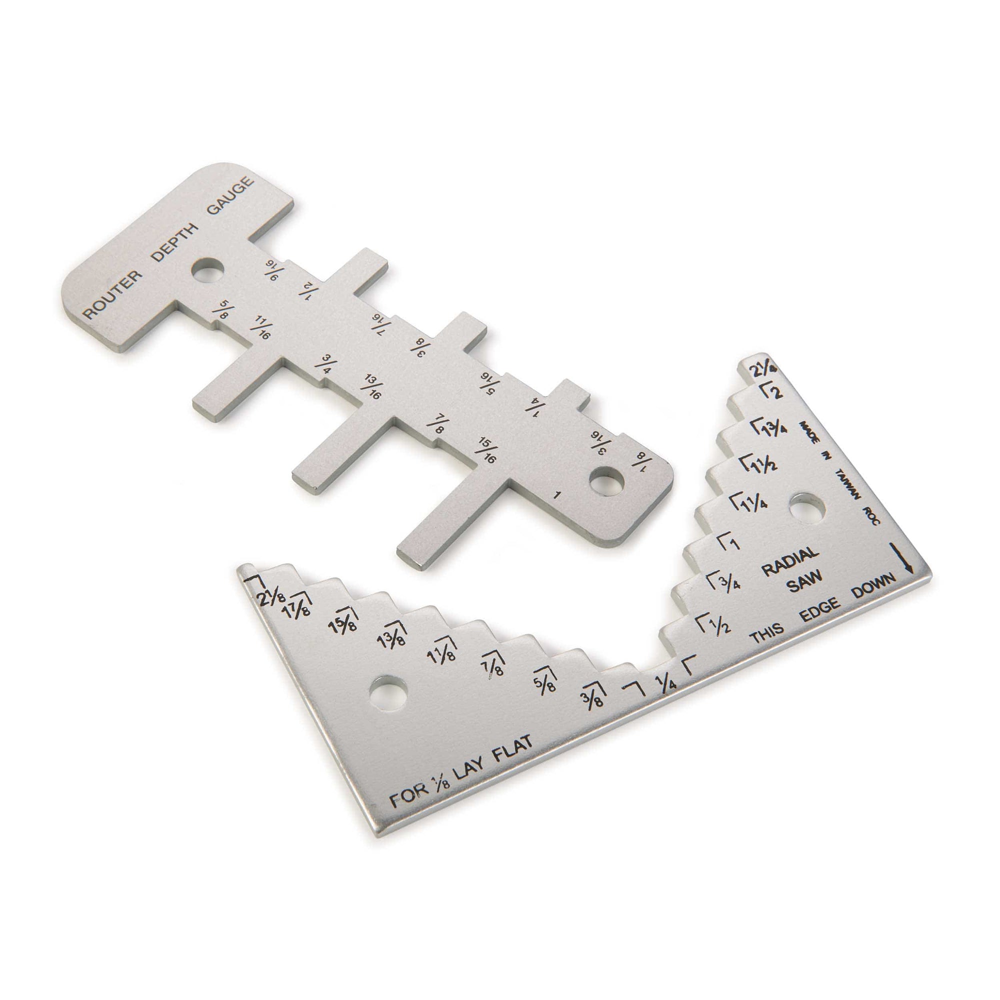 Router and Saw Depth Gauge - 2 Piece alt 0
