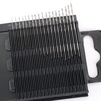 20-Piece Wire Gauge Size Micro Drill Bit Set alt 0