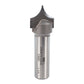 1580 Pointed Round Over Router Bit 3/8" R 3/4" D 1/2" SH alt 0