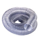 2.5" x 10' Flexadux PV Dust Collection Hose - Clear alt 5