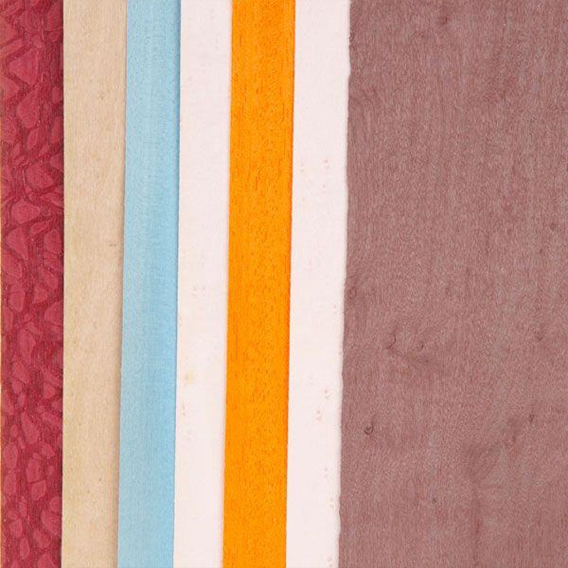 Dyed Wood Veneer - 4-1/2" to 6-1/2" Width - Wild Color - 3 Square Foot Pack alt 0