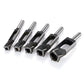 Plug and Tenon Cutter Set - High Carbon Steel - 5 Piece alt 0