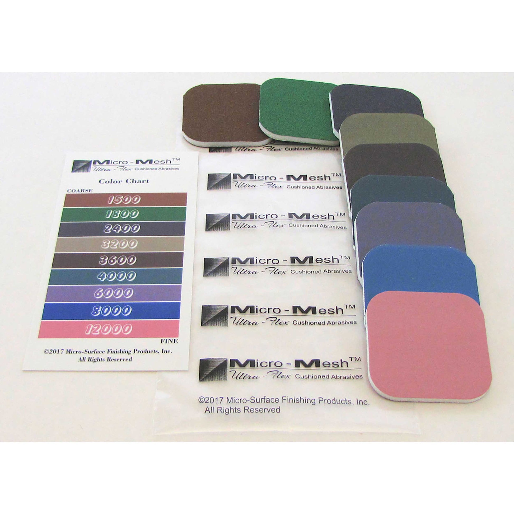 Pen Sanding Assortment - 2" x 2" - 9 Piece