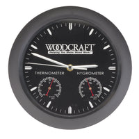 Woodshop Clock with Thermometer and Hygrometer alt 0