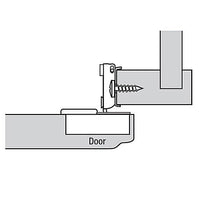Compact Face Frame Hinge - 1/2" Overlay - 1 Pair