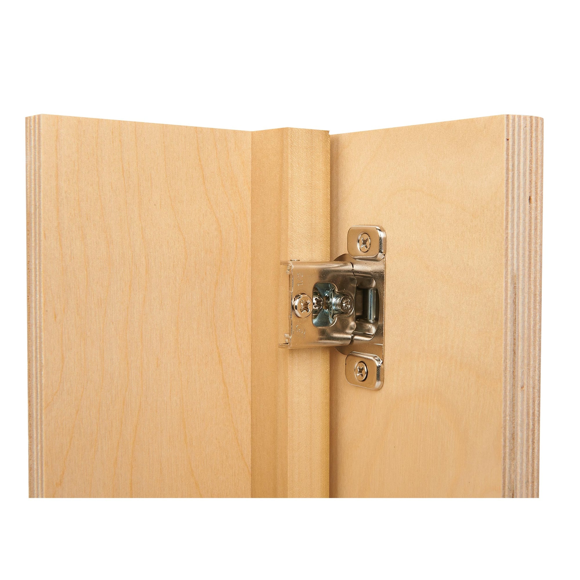 Compact 1/2" Edge Mount Cabinet Hinge Pair alt 0