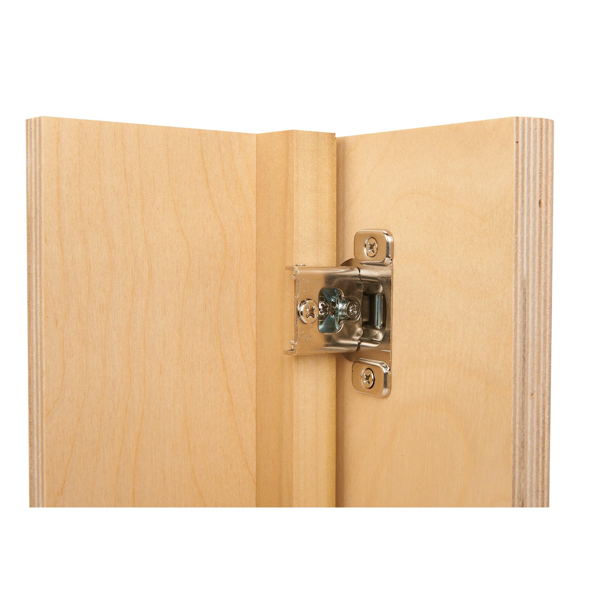 Compact 1/2" Edge Mount Cabinet Hinge Pair alt 0