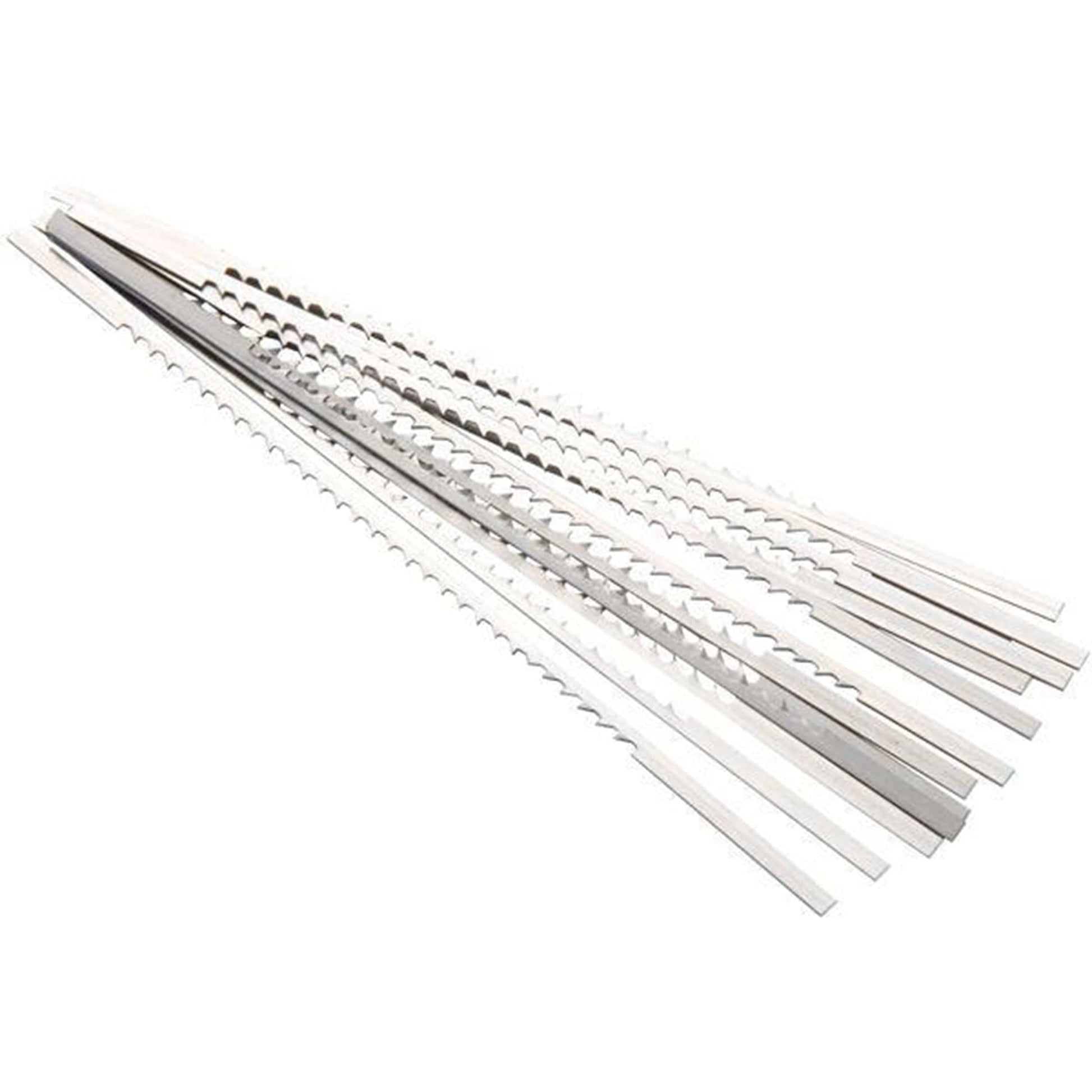 Reverse Tooth Scroll Saw Blade - .012" x .029" x #2R x 20/14 TPI - 12 Pack alt 0