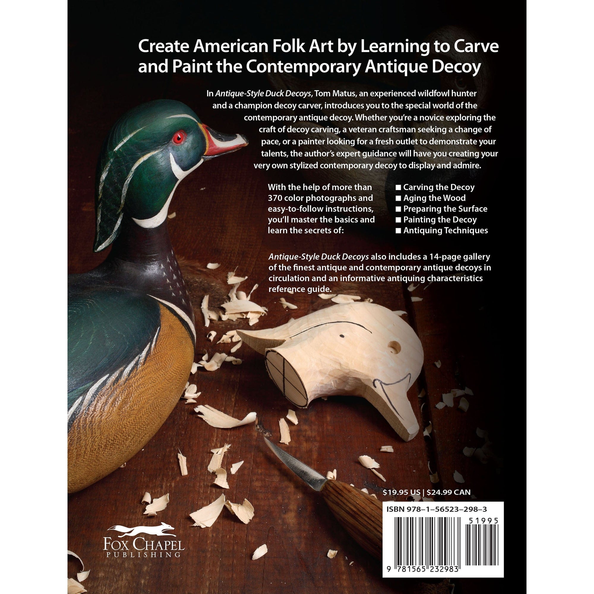 Antique-Style Duck Decoys: Contemporary Techniques to Carve and Paint in the Folk Art Tradition alt 0