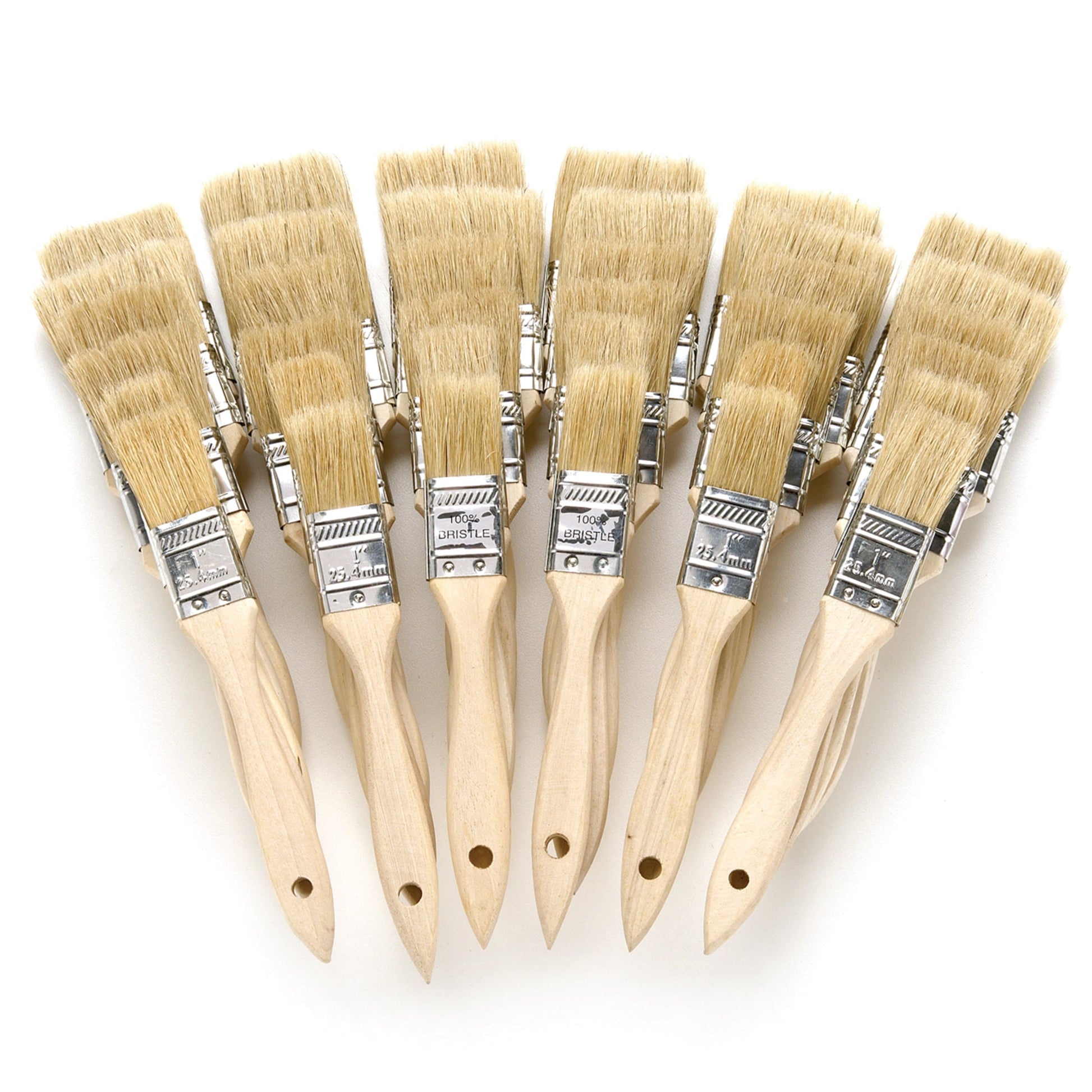 White China Bristle Brush Set - 36 Piece alt 0