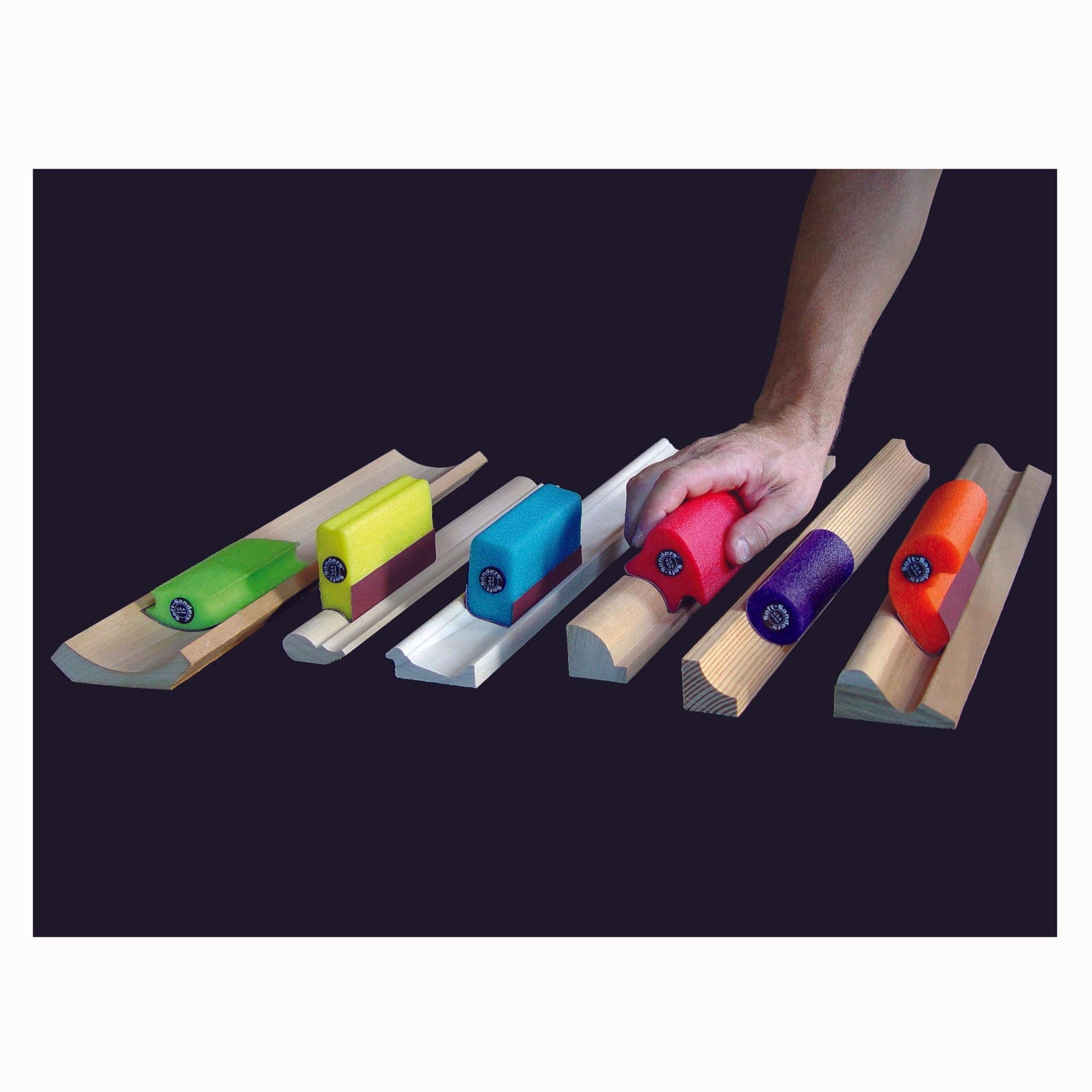 5" Soft Sander Sanding Blocks - 6 Piece alt 0