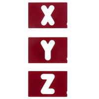 1-1/2" Vertical Letters Set for Sign Making Jigs 30pc alt 0