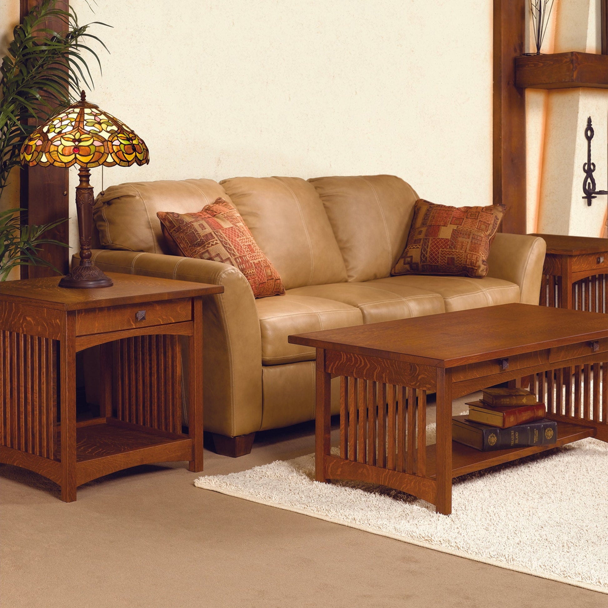 Woodworking Project Paper Plan to Build Mission Coffee and End Table alt 0