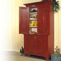 Woodworking Project Paper Plan to Build Country Classic Stepback Cupboard alt 0