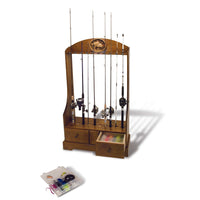 Woodworking Project Paper Plan to Build Rod Reel and Tackle Stand alt 0