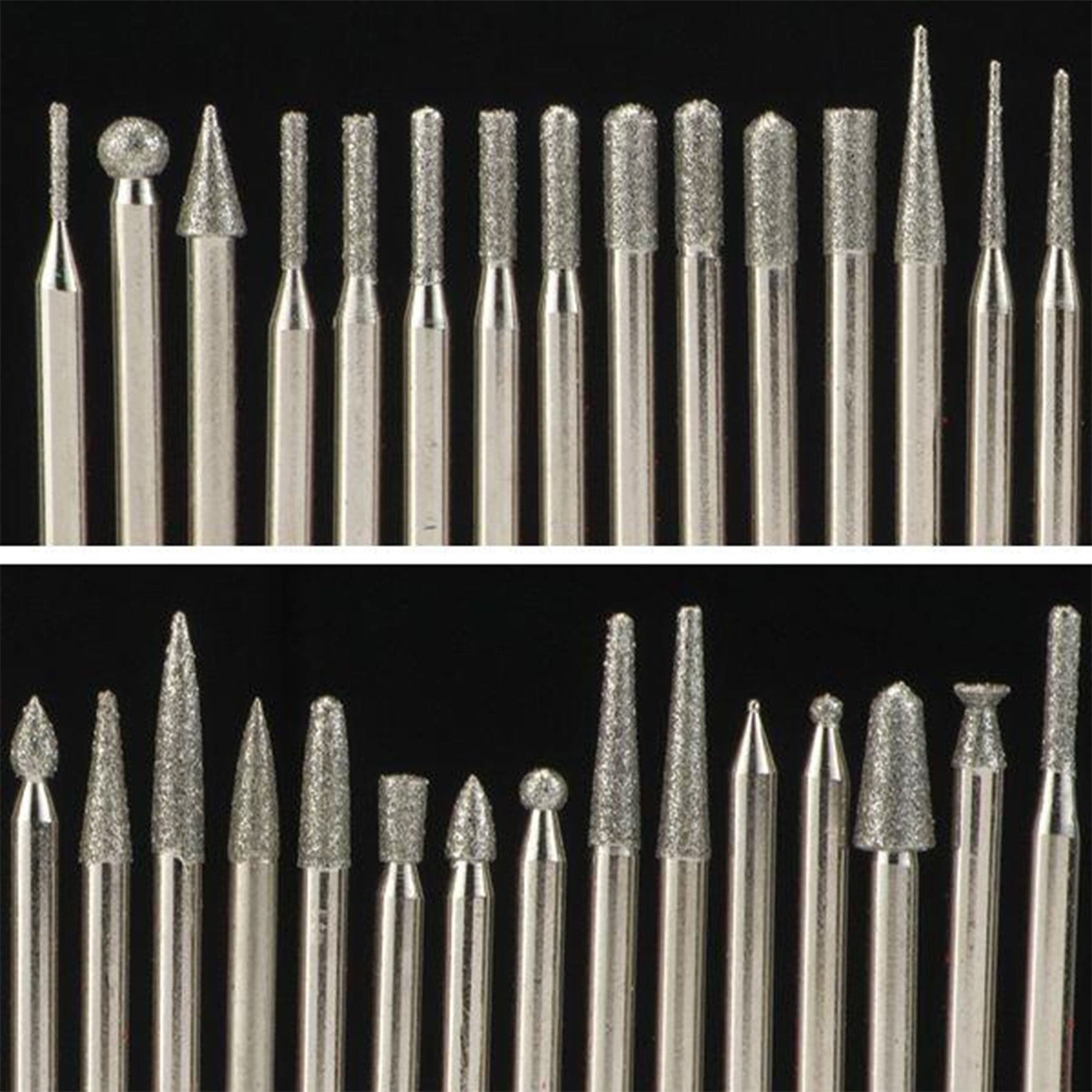 Diamond Tip Carving Burr Set - 120 Piece alt 0