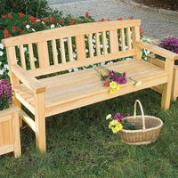 Woodworking Project Paper Plan to Build Garden Bench alt 0